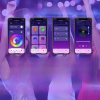 Proyector De Estrellas WiFi Control APP Bluetooth Luz Nocturna Aurora Para Decoración De Dormitorio Lámpara De Ambiente LED Incluida - details 1