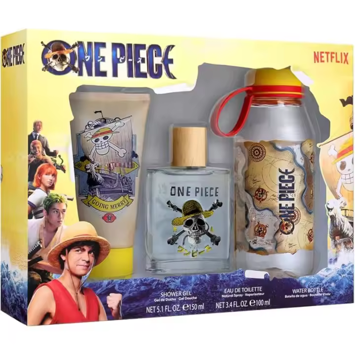 One Piece Estuche con EDT 100 ml, Gel de Ducha 150 ml y Botella de agua - 1