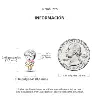 Beadas De Corazón Colorido En Plata Para Joyería De Pulsera Y Collar Con Encanto Para Chicos Y Chicas Accesorios De Moda Irregular - details 109