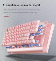 Teclado Mecánico De Juego E-YOOSO Z77 Rainbow 87 Teclas Con Switches Rojos Negros Marrones Y Azules Para PC Laptop Con Cable USB - details 8