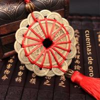 Colgante De Feng Shui Amuleto De Suerte Con Monedas Chinas Decoración De Pared Para El Hogar Cura Para La Riqueza Carrera Y Salud - details 4