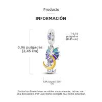 Pulsera De Bangle DIY Con Colgantes De Oso Polar Ciervo Zorro Y Aves Con Cuentas De Oración Plata Original Joyería Fina Para Mujeres Regalo - details 11