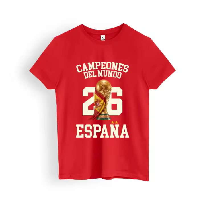 CAMISETA ESPAÑA CAMPEONES DEL MUNDO 2026 - 1