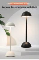 Lámpara De Mesa LED Nordica En Forma De Setas Recargable Por USB Para Decoración De Dormitorio Estudio Luz Nocturna De Escritorio Toque Moderna - details 0