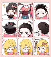 Disfraz De Cosplay Jujutsu Kaisen Iroi Utahime Para Mujer Traje Completo Con Kimono Uniforme Peluca Y Accesorios Ideal Para Halloween - details 11