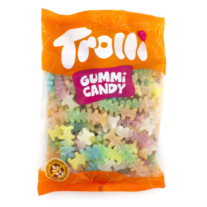 GOMINOLAS CIEMPIES PICA TROLLI BOLSA 1KG. SIN GLUTEN - 1