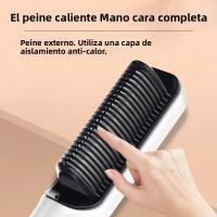 Peine Eléctrico Multifuncional Para Cabello Rizado Y Liso Con Pantalla LCD De Doble Uso ABS Dual Voltaje 100-240v Más De 5min - details 5