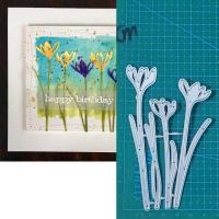 Molde De Corte De Metal En Forma De Trigo Y Flor Para Scrapbooking Y Manualidades Cuchillo De Papel Con Plantillas De Encaje Para Decoración Y Embossing - details 5