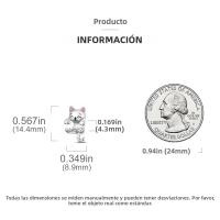 Colgante De Gato Luna Estrella En Plata Para Mujer Pendiente De Earphone Dangle Joyería De Moda DIY Regalo Bangle Bracelet Fit - details 104