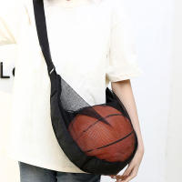 Bolsa De Almacenamiento Para Balones De Deporte Con Bolsillo De Cremallera Y Red De Soporte Deportivo Para Baloncesto - details 4