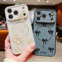 Funda Magnética Para iPhone Con Patrón De Flecos Compatible Con Magsafe Resistente Al Choque Cubierta Dura De PC + TPU Para 13 pro Max 12 pro Max 11 pro Max Xs Max - details 3