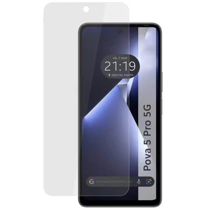 Tumundosmartphone Protector Pantalla Hidrogel Flexible para TECNO POVA 5 Pro 5G - 1
