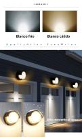 Lámpara De Pared Exterior LED Impermeable IP66 Con Sensor De Movimiento Iluminación Moderna Para Porche Balcón Jardín - details 7