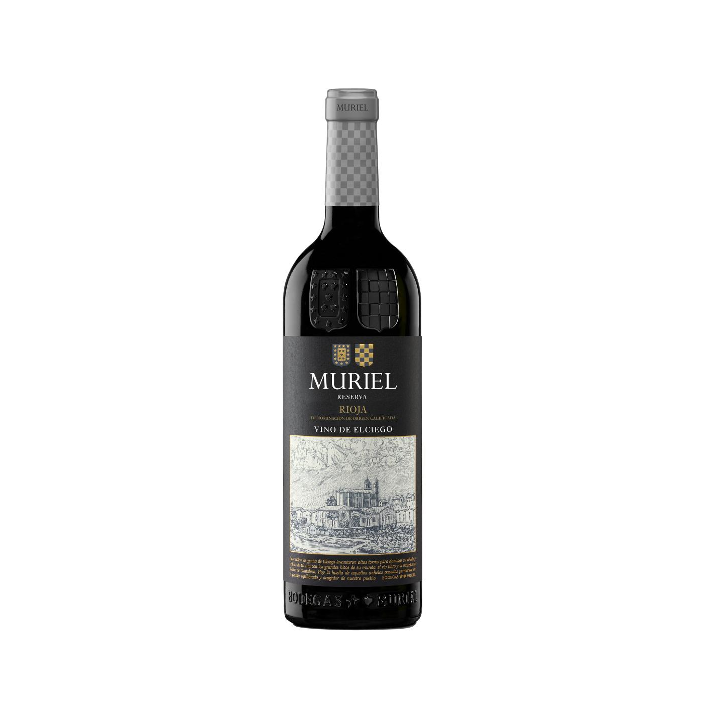 VINO TINTO RESERVA - DOCa Rioja -Tinto - Muriel - Botella 70cl