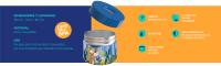 Quokka - Recipiente térmico para comida 360 ml de acero inoxidable con diseño Whim Grove Birds, ideal para colegio y excursiones - details 4