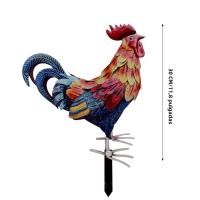 Estatua Realista De Pollo De Metal Para Jardín Decoración De Animales Estilo Rústico Para Patio Y Exterior - details 6
