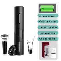 Abrevidrio Eléctrico Recargable Automático O Con Baterías Herramienta De Apertura De Botellas De Vino Para Cocina Y Bar Eco-amigable - details 18