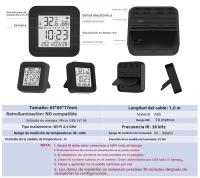 Sensor De Temperatura Y Humedad Universal Tuya Smart WiFi IR Remoto Para Aire Acondicionado TV Compatible Con Alexa Google Home Yandex - details 25