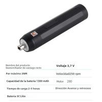 Batería Recargable 1300mAh Multifuncional Sin Cable Destornillador Y Taladro 3Nm 3.7V 250r/min Herramientas Eléctricas Para DIY En Casa - details 1