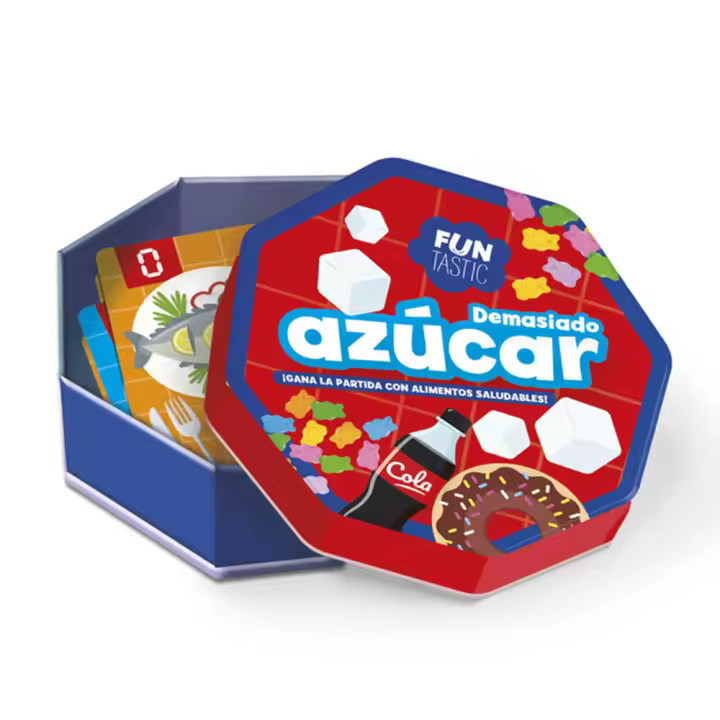Imagiland - Juego de Cartas Demasiado Azúcar (caja metálica), FUJ016 - 1