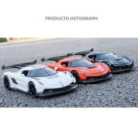 Modelo De Coche De Deportes Jesko a Escala 1/32 En Aleación Con Luz Y Sonido Vehículo De Metal Para Colección Regalos Para Niños - details 10