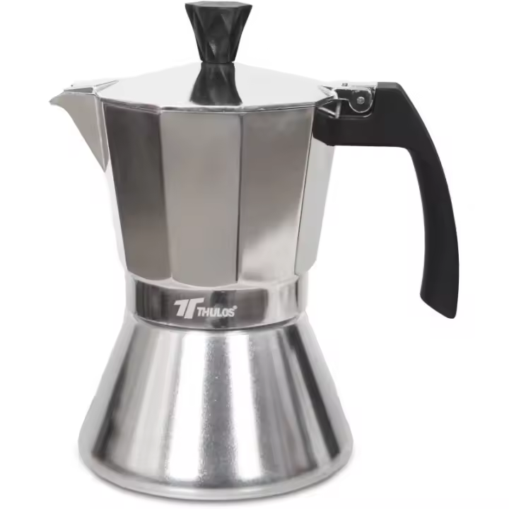 Cafetera clásica inducción 12 tazas Prepara hasta 12 tazas de café con la Cafetera de Inducción TH-CI de Thulos. Disfruta de café fresco y aromático en cada colada. - 1