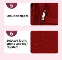 S7 STAR Conjunto Maleta Blanda 3pcs de Viaje, Cabina Equipaje Tela de Color Sólido Mango Ajustable, Set Equipaje 3 Piezas con 4 Ruedas Giratorias 360, Maleta Ligera Gran Capacidad 20+24+28in - details 2