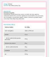 VIDAL Mini Dedos bolsa 1 Kg sabor a Fresa Chuchería en forma de dedos en tamaño mini con un dulce sabor a fresa y una textura blandita y brillante sin gluten sin grasa sabor original Vidal garantizado - details 5