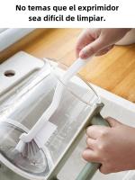 Cepillo De Limpieza Para Grifo Estilo Japonés Con Mango Largo Diseño De Codo Agujero En Cola Accesorios De Limpieza Para Espacios Estrechos Y Paredes - details 1