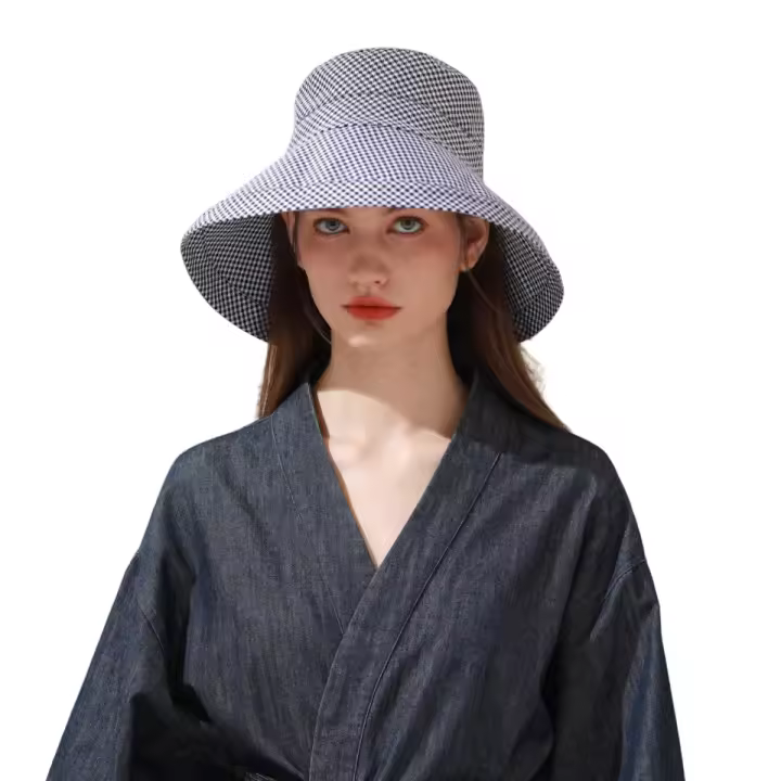 BRIMIX sombrero de sol mujer sombrero de playa mujer sombrero protección UV mujer sombrero verano mujer sombrero plegable mujer sombrero estilo francés sombrero plegable muj esombrero de algodón mujer gorra transpirable mujer sombrero verano mujer - 1