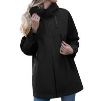 Chaqueta De Ventisca Para Mujer Casual Con Cierre De Cremallera Y Gorro Impermeable Y Resistente Al Viento Para Escalada Montañesa - details 20