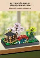 Construcción DIY De 2280 Piezas Bloques De Jardín Zen Para Niños Y Adultos Juguete Educativo De Arquitectura Para Colección - details 3