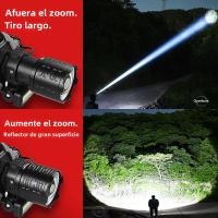 Linterna Frontal LED Ultra Potente 800W Recargable Con Sensor IR Para Pesca Y Camping Luz De Correa 3000M Brillo Alto 60° Ángulo De Haz Impermeable - details 9