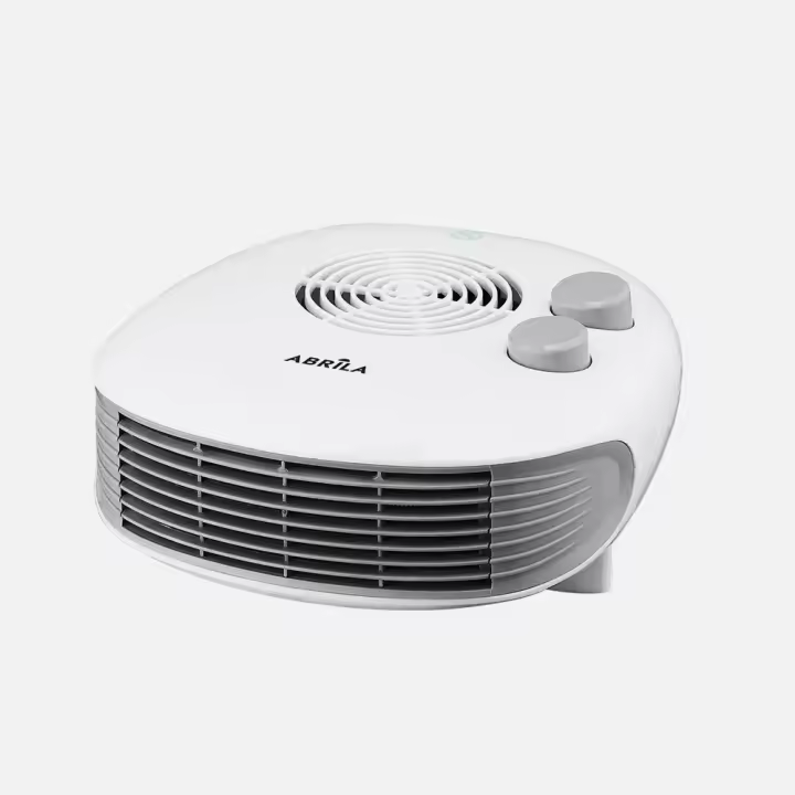Termoventilador Horizontal Candil 2000w Negro 3funciones Termostato Reg. Piloto Luminico 2potencias 10x24,5x26,5cm - ABRILA - 1