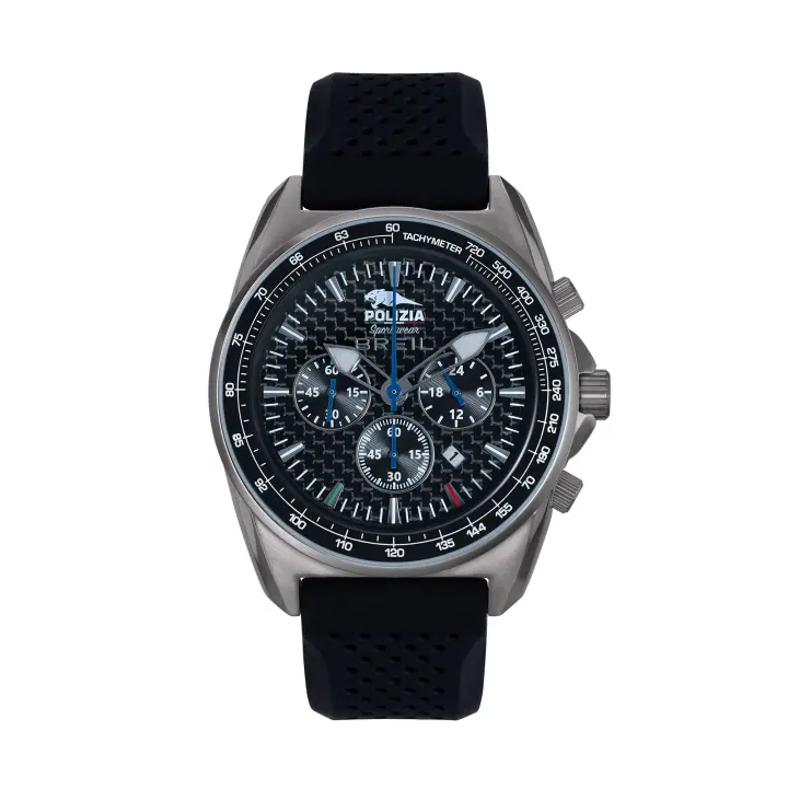 BREIL Reloj Hombre, Colección STATE POLICE, Movimiento Cuarzo, Resistant to Agua hasta 100 metros, Ideas de Regalos para Hombre - 1