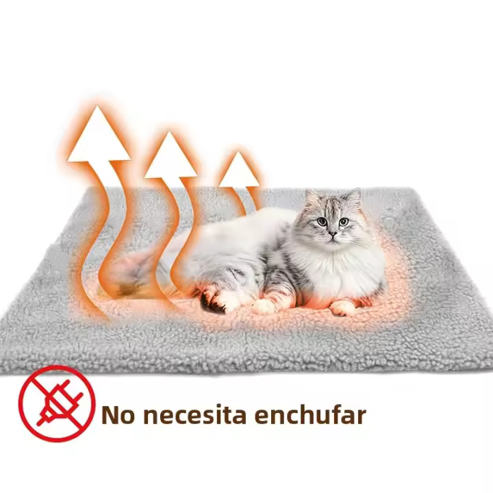 Almohadilla Térmica Para Mascotas Auto-Calentable Y Lavable Tapete Caliente Reflectivo De La Calor Corporal Para Gatos Y Perros - 1