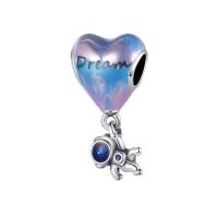 Encantos 925 Para Pulseras Originales 3MM Con Encantos De Tierra Plano Globo Calor Aire Cámara Viaje Joyería DIY Plata De Ley Zirconia - details 13