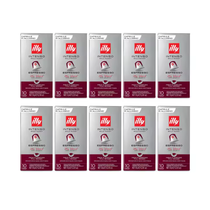 Illy Pack 10 Cajas Intenso Capsulas Compatibles Nespresso 10 Uds - QUMIR - 1