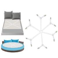 Clip Para Cama Ajustable De 12 Piezas Gancho Elástico Antideslizante Para Fundas De Sábanas Y Edredones Negro/Blanco - details 3