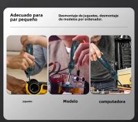 Mini Destornillador Eléctrico Sin Cable Recargable 1300mah Ajuste De Potencia Herramientas Eléctricas 3.6V Para Mantenimiento Doméstico Y Reparación - details 3