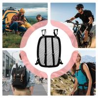 Marco De Mochila Universal Espaciador De Tela Malla Transpirable Soporte De Flujo De Aire Ajustable Para Ciclismo Y Viajes Al Aire Libre - details 2