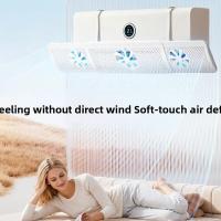 Protector De Viento Ajustable Para Salida De Aire Acondicionado PVC Cubierta Anti-Exceso De Ventilación Y Polvo - details 2
