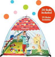 Tienda Infantil Plegable XL Fisher Price con Canasta y 20 Bolas - 64x42x82cm Deqube - details 1