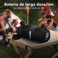 Altavoz Potente Inalámbrico Portátil T&G TG-669 30W RGB LED FM Radio IPX5 Impermeable - details 4