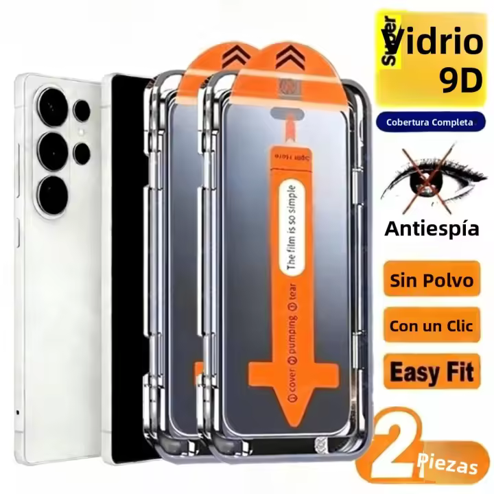 2Pcs Protector De Pantalla Anti-Spy Para Samsung Galaxy S26 S25 S24 Ultra S23 S22 S21 plus One Click Installation Vidrio Templado - 1