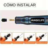 Kit De Herramienta Rotativa Sin Cable USB JANGKLIFE Para Grabado En Madera Joyería Metal Vidrio Herramienta De Bricolaje Mini Taladro Inalámbrico - details 5