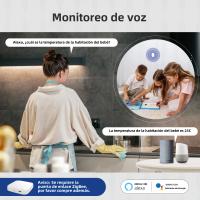 Sensor Inteligente De Temperatura Y Humedad MOES Tuya Zigbee Para Interior Monitoreo Por APP Compatible Con Alexa Y Google Home Batería Recargable - details 5