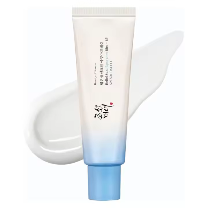 Beauty of Joseon Aqua Fresh Relief Sun Rice + B5 SPF50+ PA++++ 50ml | Protector solar facial ligero e hidratante - 1