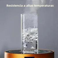 2PCS Vaso De Café Cuadrado Resistente Al Calor Con Tapa Y Pajita Para Leche Y Jugo Vidrio Transparente Para Hogar Y Barra De Bebidas Ecológicas - details 8