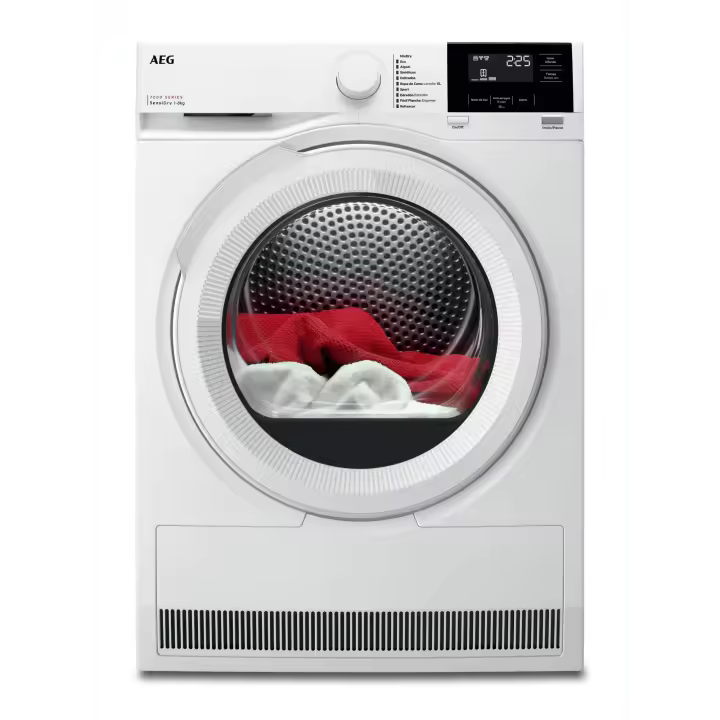 AEG - Secadora con Bomba de Calor Serie 7000 SensiDry de 8 kg - TR718P2OB - 1